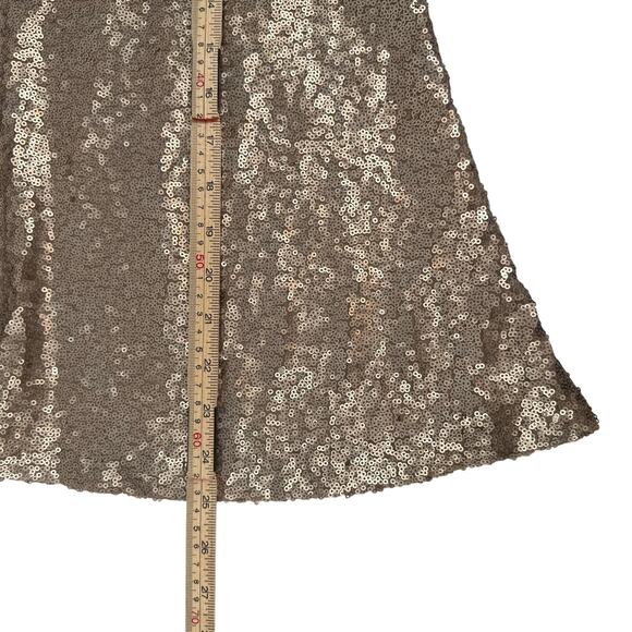 Ann Taylor Gold Sequin A-line Skirt Women, Size 4 - Picture 7 of 10